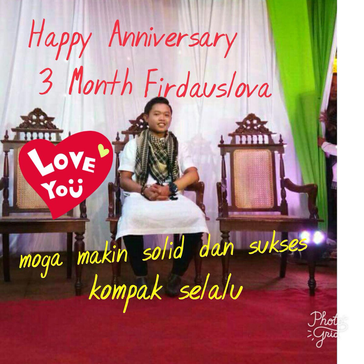 MOGA kedepannya dede mkin sukses Amin 

3MONTHSARY FIRDAUSLOVA