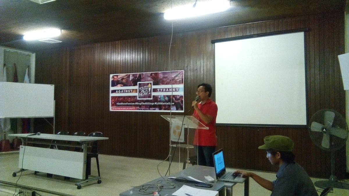NH: Launch of Youth Act Now Against Tyranny (YANAT), an alliance against increasing fascism and militarist rule of Duterte administration.