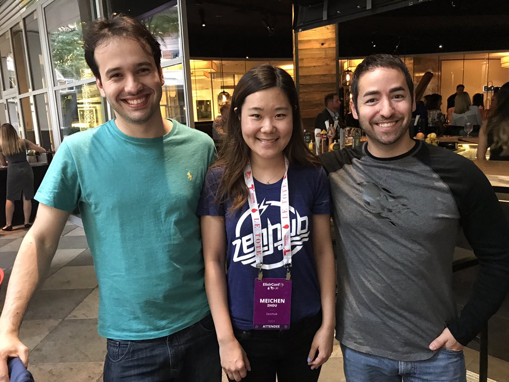 jfmaggie's tweet image. ElixirConf is amazing! Thanks @ZenHubHQ @josevalim @chris_mccord @ElixirConf #ElixirConf2017