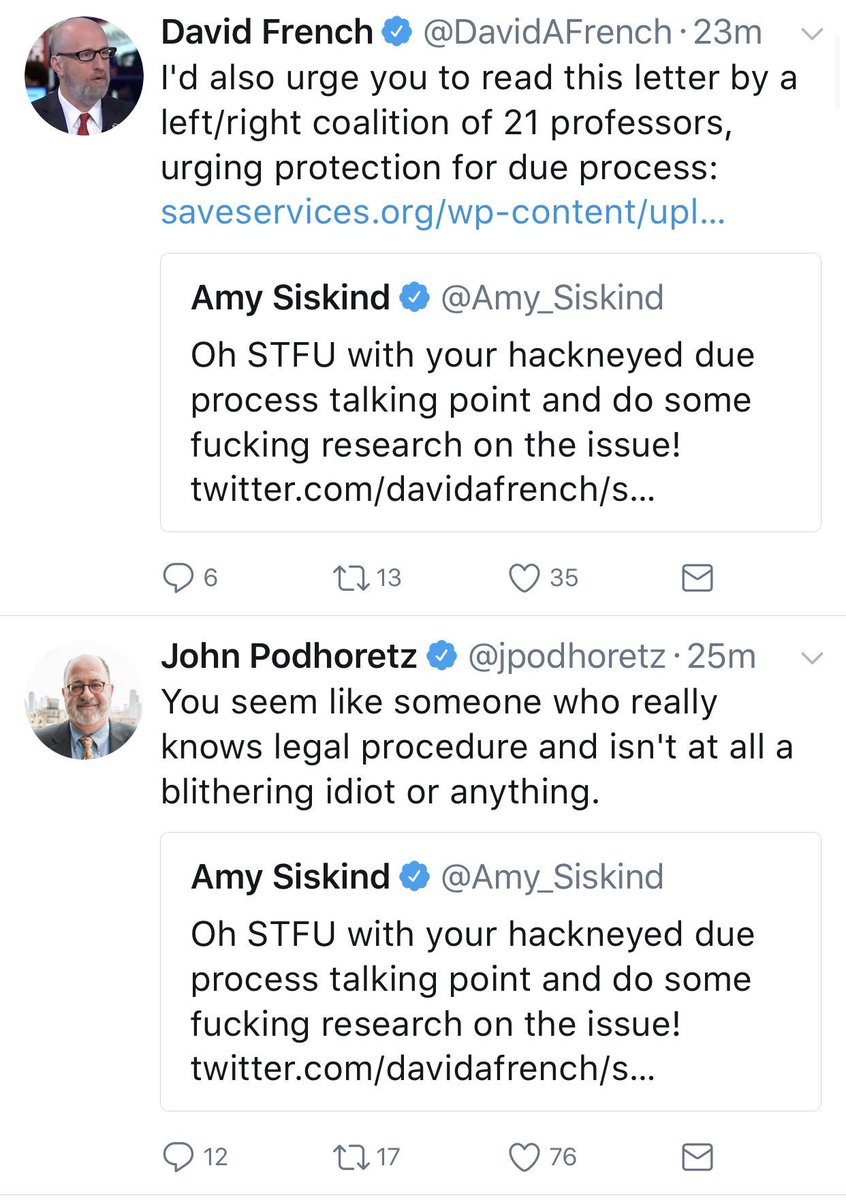 Amy_Siskind's tweet photo. Serving up on my feed all the white men coming in to explain campus sexual assault for me. Oh boy 🤔 https://t.co/c31acsrpyB