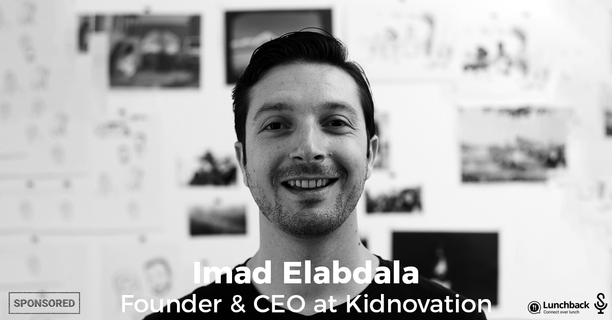 thesthlmer's tweet photo. Inspired by @thesthlmer guests? @LunchbackAB connects you with social entrepreneurs like Imad. https://t.co/Oc1OU582IO #sponsored #lunchback https://t.co/Hi5Dut3vDU
