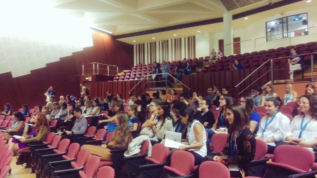 SheSharpGr's tweet image. Welcoming ceremony at @ACMwomENcourage and the amount of awesome ladies is #toodamnhigh! Come by poster 58 later, there will be stickers 🙃