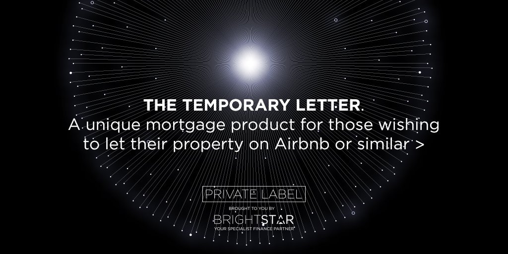 BrightstarFin's tweet image. A #mortgage product for those who wish to let on #Airbnb &amp;amp; similar, find out more: ow.ly/c8tP30e85Kc #PrivateLabel #TheTemporaryLetter
