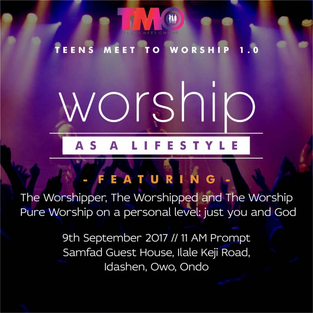 teensmeetonline's tweet photo. Tomorrow!
If you're in Ondo, don't miss this.
#TMW2017 #TMW #TMW1 #teensmeettoworship #worshipasalifestyle #worship #teensworship https://t.co/eLiVuyeLkz