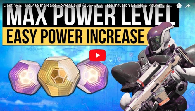 GamesReplayed's tweet photo. Destiny 2 how to Increase Power Level (265 – 300) Free Infusion Levels &amp; Powerful Engram Trick! https://t.co/xCwbekFBdv #destiny2 #destiny https://t.co/eDiciSbZ6R