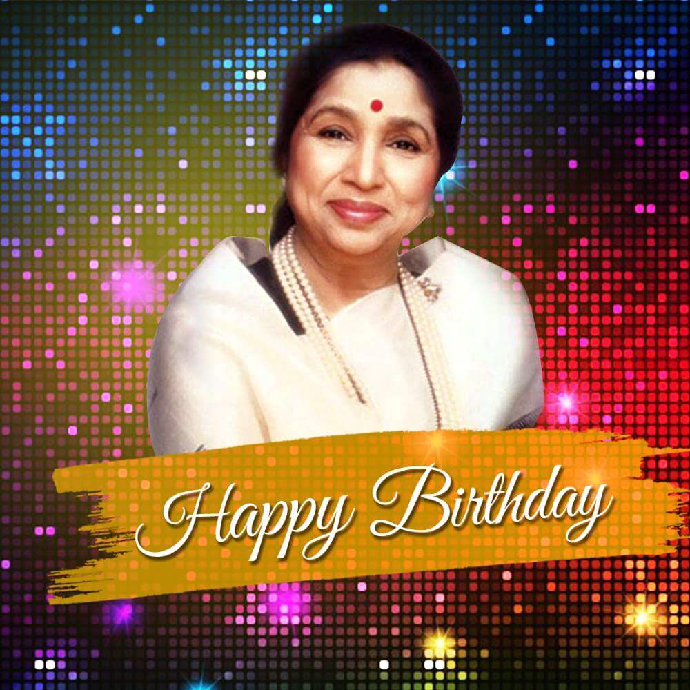 Wishing the legendary singer Asha Bhosle a very Happy Birthday. 