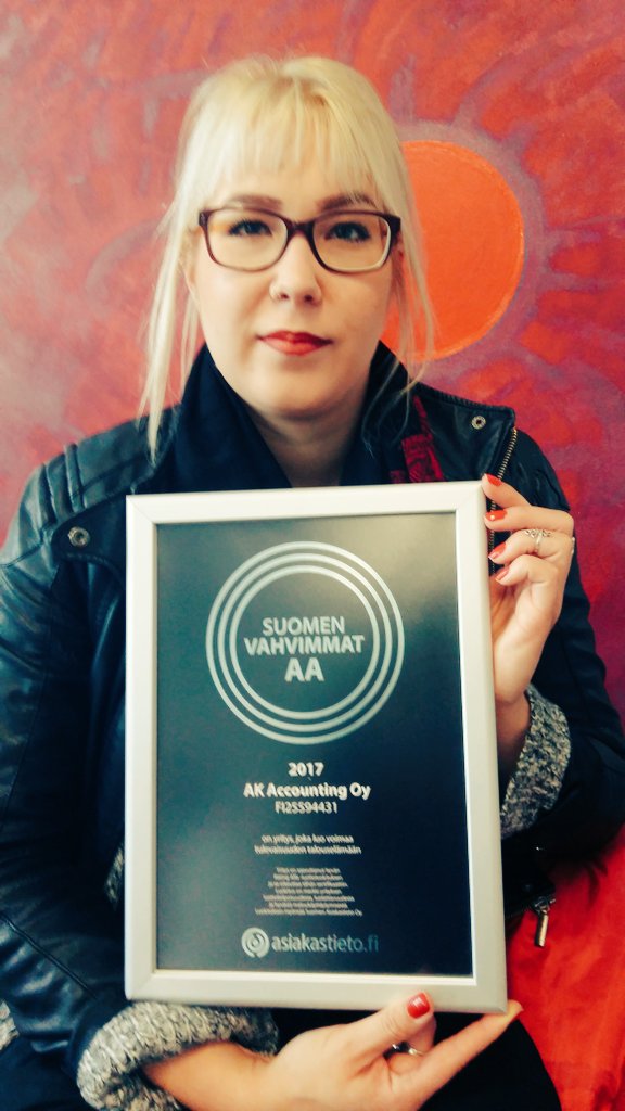 tilipollo's tweet image. Jeah! #AA 😎 @tilipollo kiittää kaikkia rakkaita asiakkaitaan tästä tunnustuksesta! ❤ Näillä jatketaan!