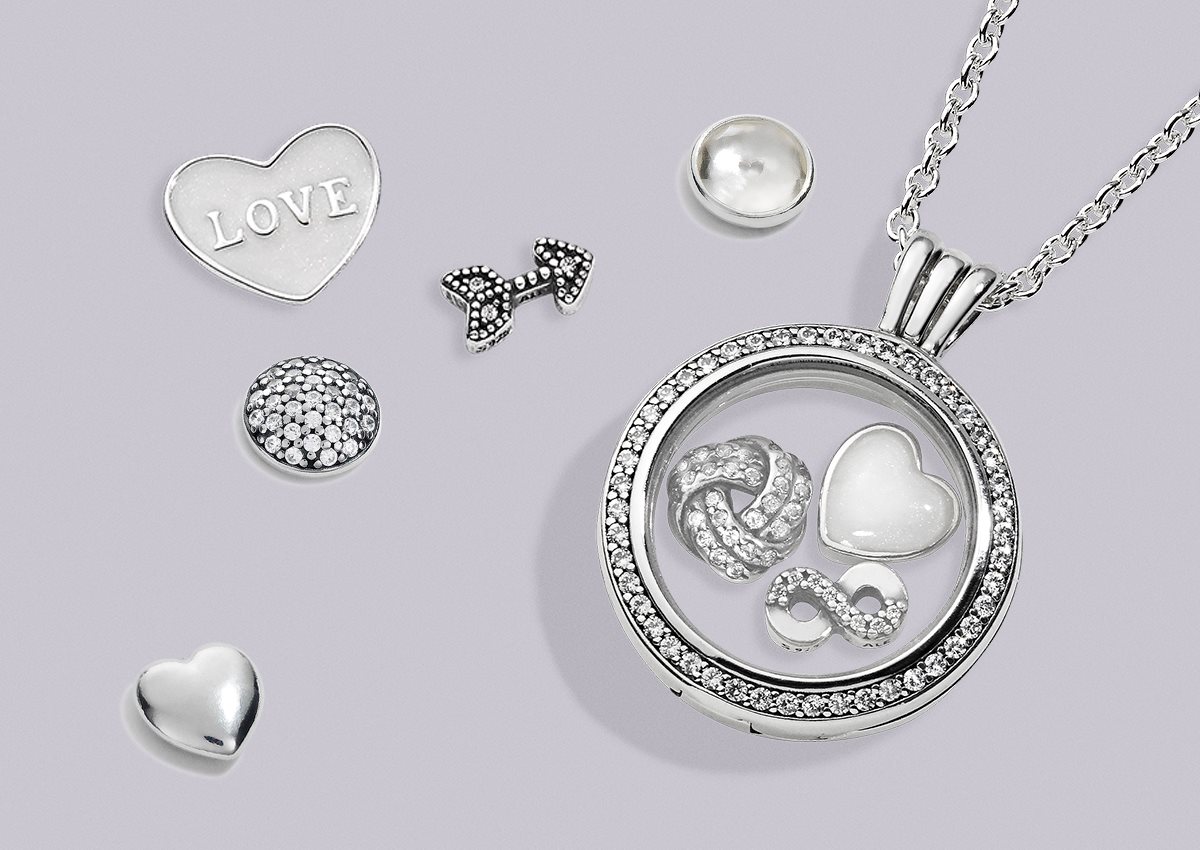 Pussy Willow Silver Stainless Steel Heart Locket by Pressed Wishes