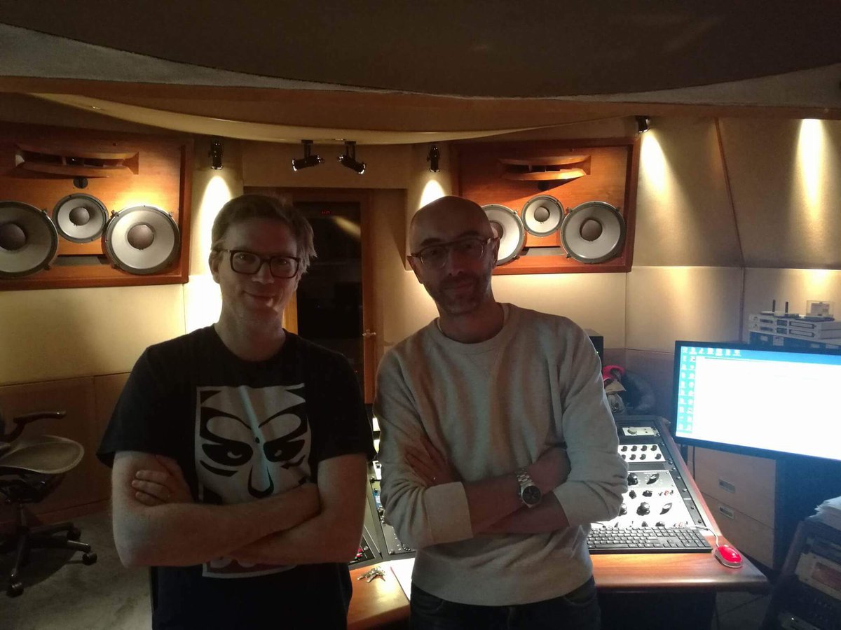 Mastering a tune with Alex Gopher at Translab in Paris. Soon to be released :)