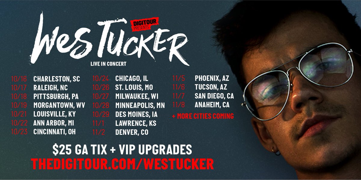 DigiTour's tweet image. TICKET UPDATE: Only 3 VIP Afterparty Upgrades left in ANAHEIM, CALIFORNIA for @imactuallywes! 😱😱😱
--&amp;gt; thedigitour.com/westucker