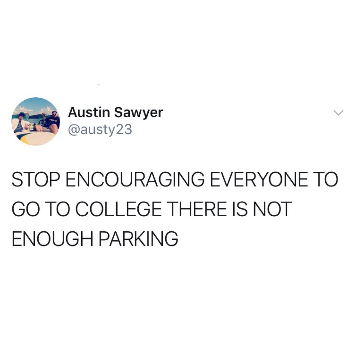 TheColIegeLife's tweet photo. PSA https://t.co/SsfgbG8lje