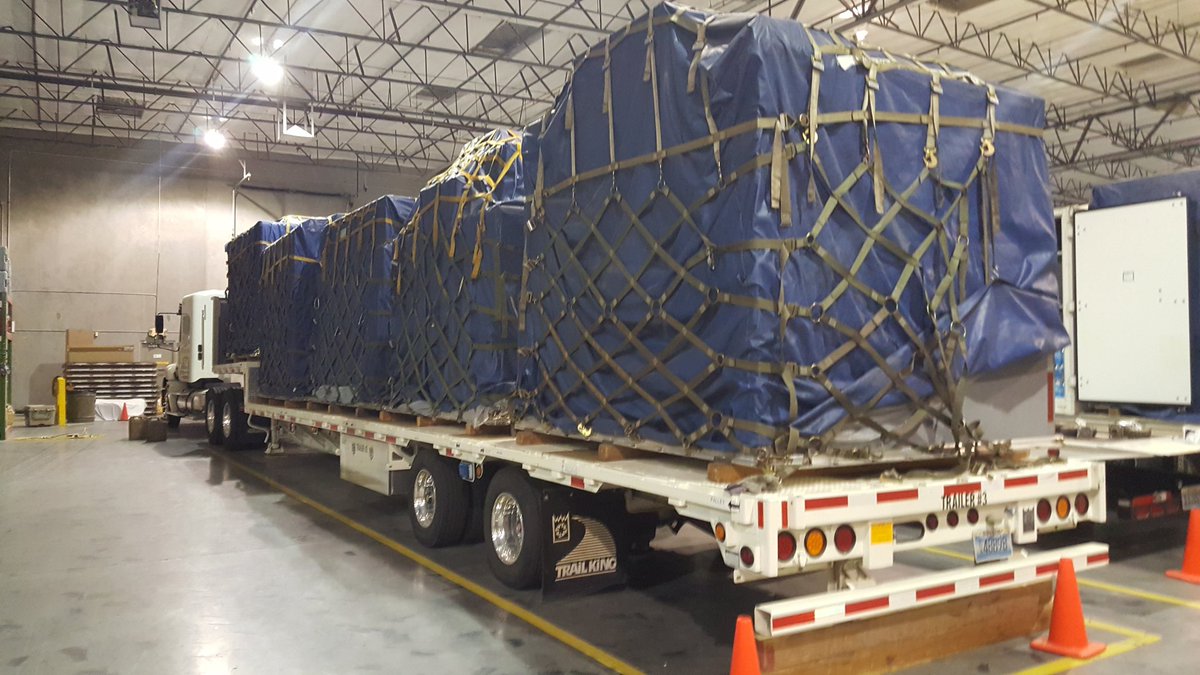 ChristyWilcoxTV's tweet photo. #Nevada #TaskForceOne on the road just 24 hours after some crew got back from Texas. Now headed to #Irma @News3LV https://t.co/P6XZbvXR7U