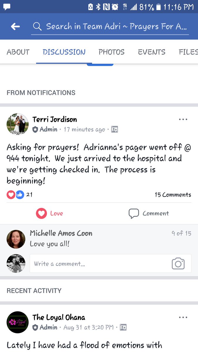 MegBaker08's tweet photo. It's happening!!! #TeamAdri #LungsForAdri https://t.co/R5Z4dHkR1e