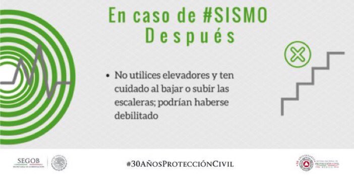 Coordinación Nacional de Protección Civil tweet media