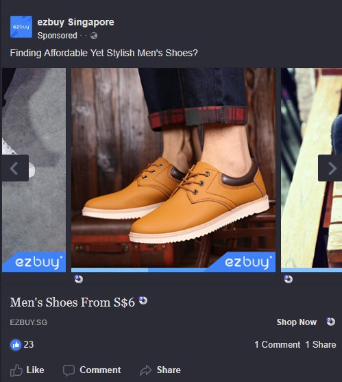 isk_it's tweet image. Is it me or is this ad on my FB timeline recommending me a shoe to wear when I kill myself?