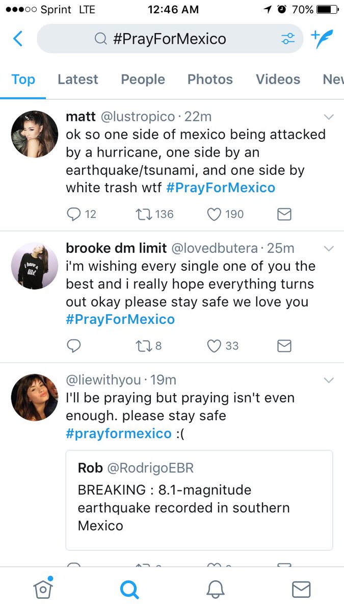 itzel_lara1402's tweet photo. El resto del mundo: #prayformexico

México: comparte este bolillo  #temblor 🙂❤️🇲🇽😂 https://t.co/tfpABAgUkc