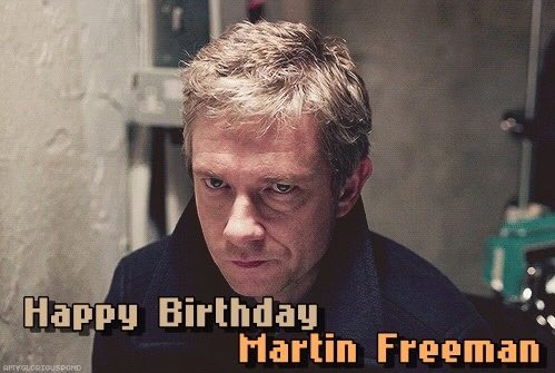 Happy Birthday to Martin Freeman!   
