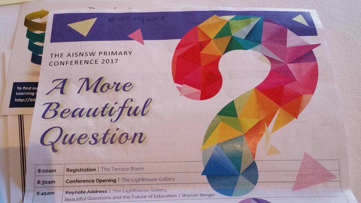 gooding_l's tweet photo. #aisinquire Kath Murdoch awesome session on developing questions @AISNSW  @iMerinet @dothinkeducate @mashupmath @Holly_Caddy https://t.co/7DAD7lAMbz