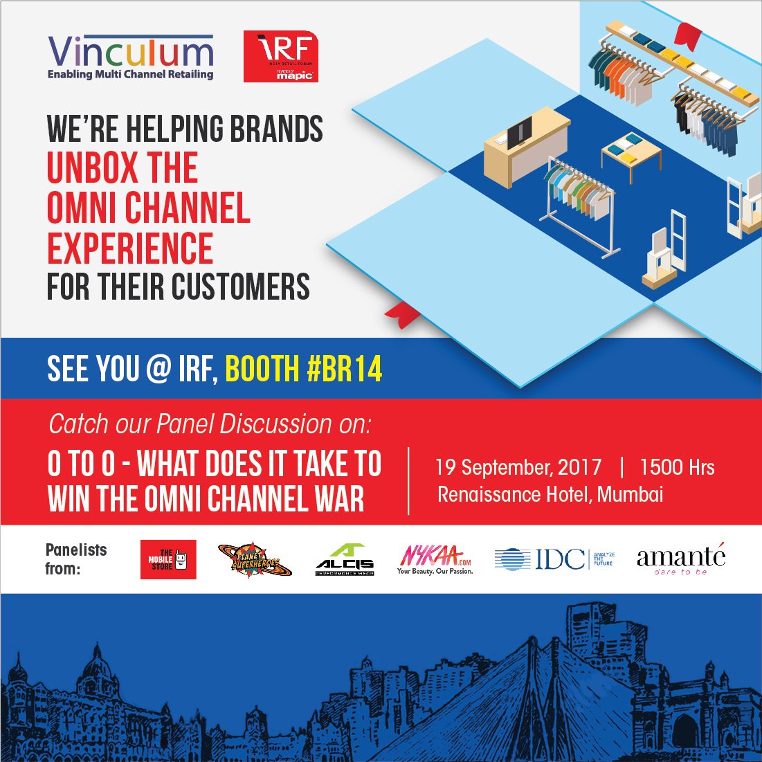 Vin_Omnichannel's tweet image. Our run-up to #IRF2017 - Unboxing the #OmniChannel experience for #Retail brands wd #SaaS software suite. Knw more bit.ly/2gMYtM6