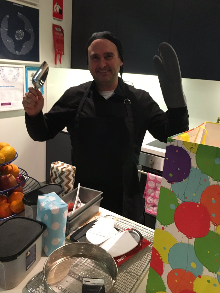 Double birthday afternoon. Now with extra baker.