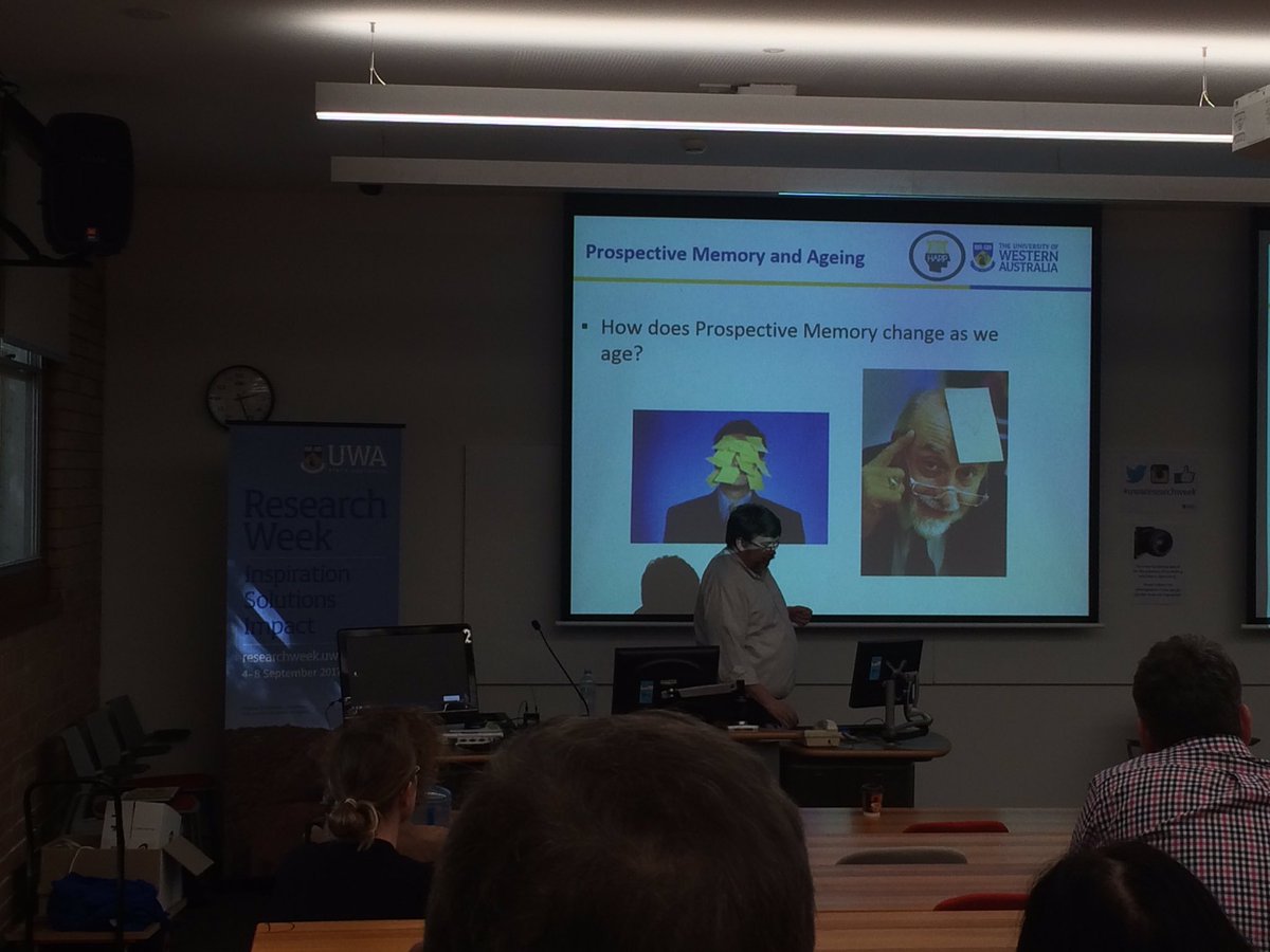 anthony_fortina's tweet photo. Interesting &informative talk on memory & ageing #UWAResearchweek @UWAresearch https://t.co/215DZC9NRr