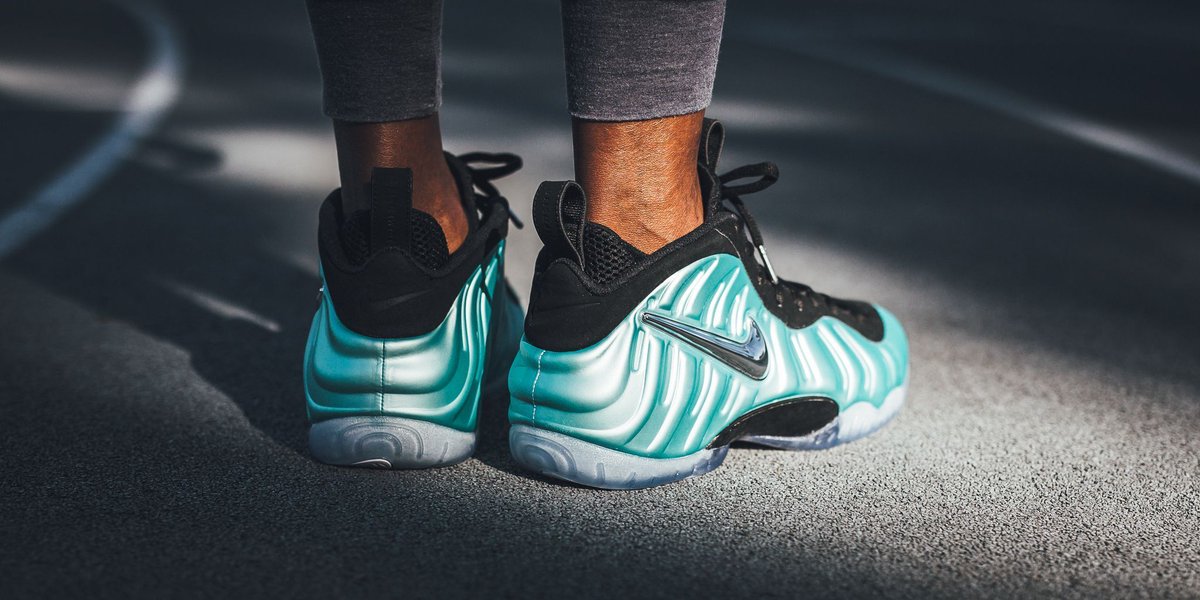 nike air foamposite pro island green
