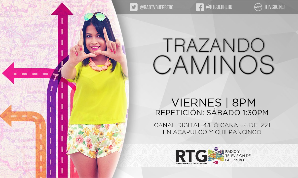 RadioTvGuerrero's tweet photo. #REPETICIÓN 1:30PM

Disfruta de @trazandoRTG visitando los mejores lugares de nuestro estado. 

#MásTv / https://t.co/t7xZ3O8OJE https://t.co/3Ao1WN8jAS