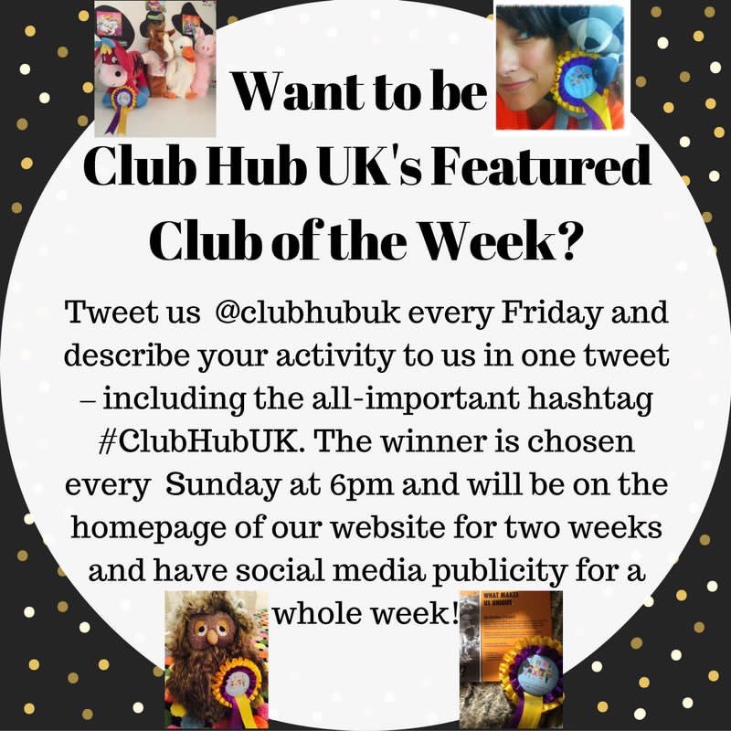 TODAY! #ClubHubUK featured club of the week! Be award winning with us 😀