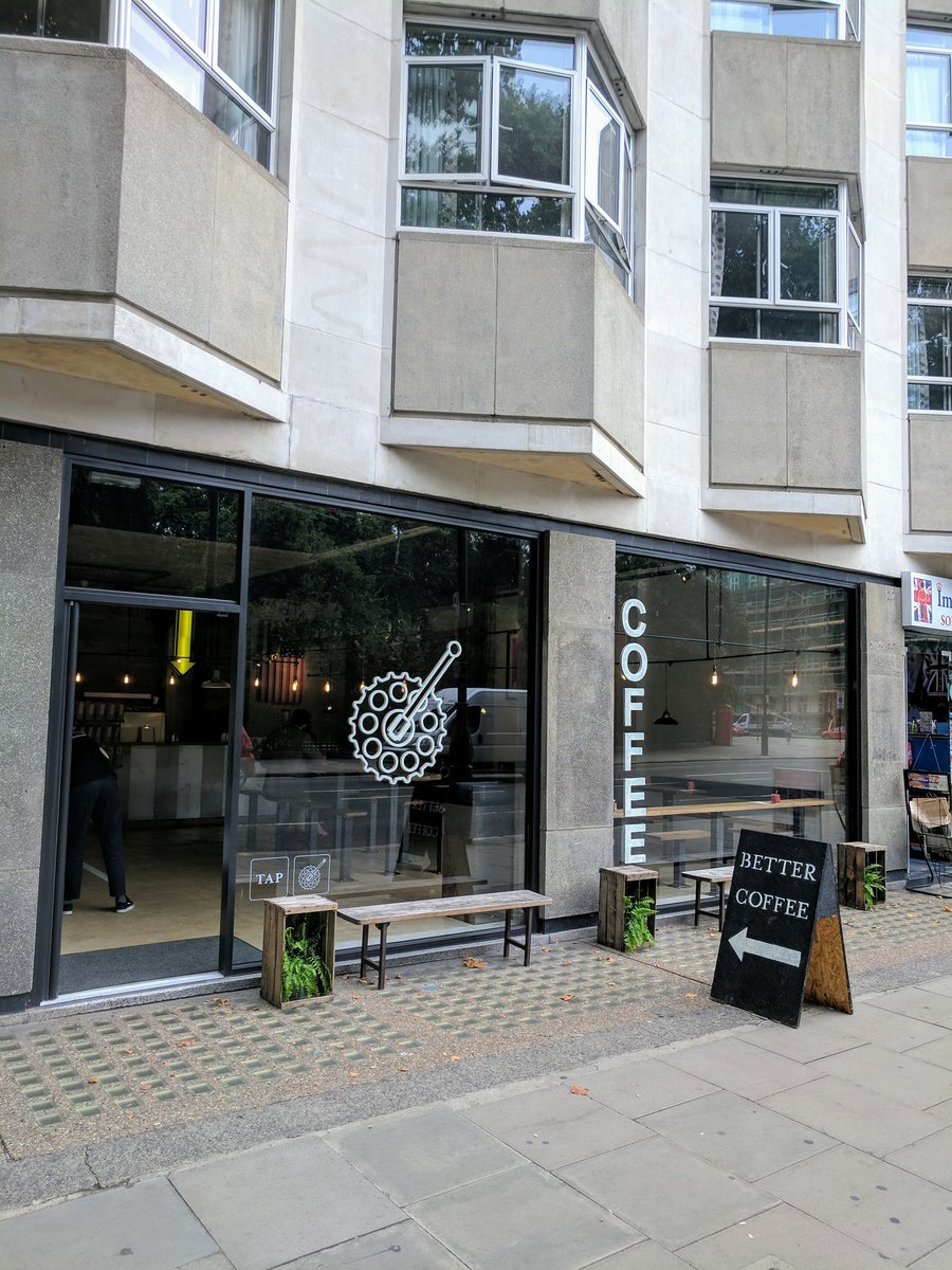 The new @tapcoffee in Bloomsbury is brilliant. Bringing back their great quirky interiors with wonderful coffee. #352