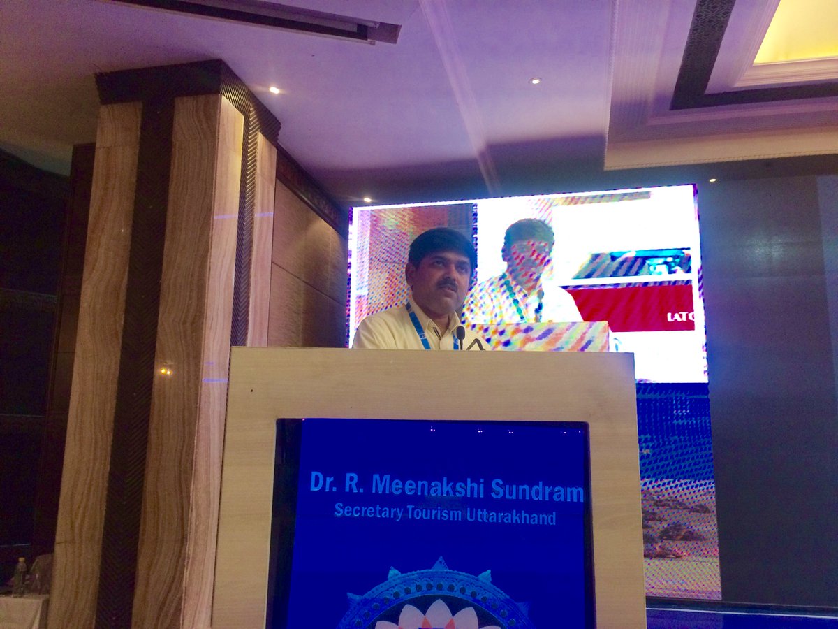 #IATOReinventsTourism
<a href="/Official_IATO/">IATO</a> 
Dr R Meenakshi Sundram, Secretary Tourism Uttarakhand announces Utrakahnd Travel Mary in March 2018