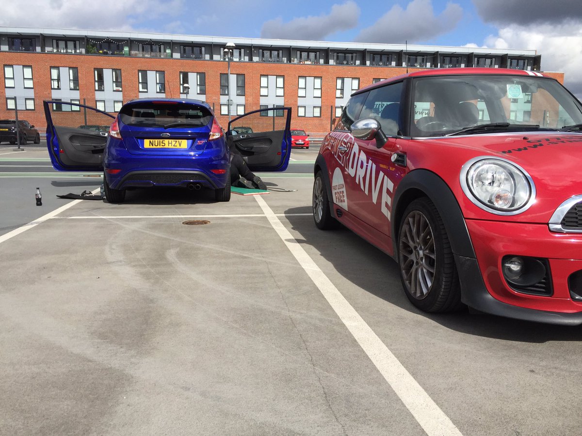Synerdrive's tweet image. Today's the day! #newcar #learner #driving #lessons #drivingschool #driving #fordfiesta #ST3 #Manchester #stockport