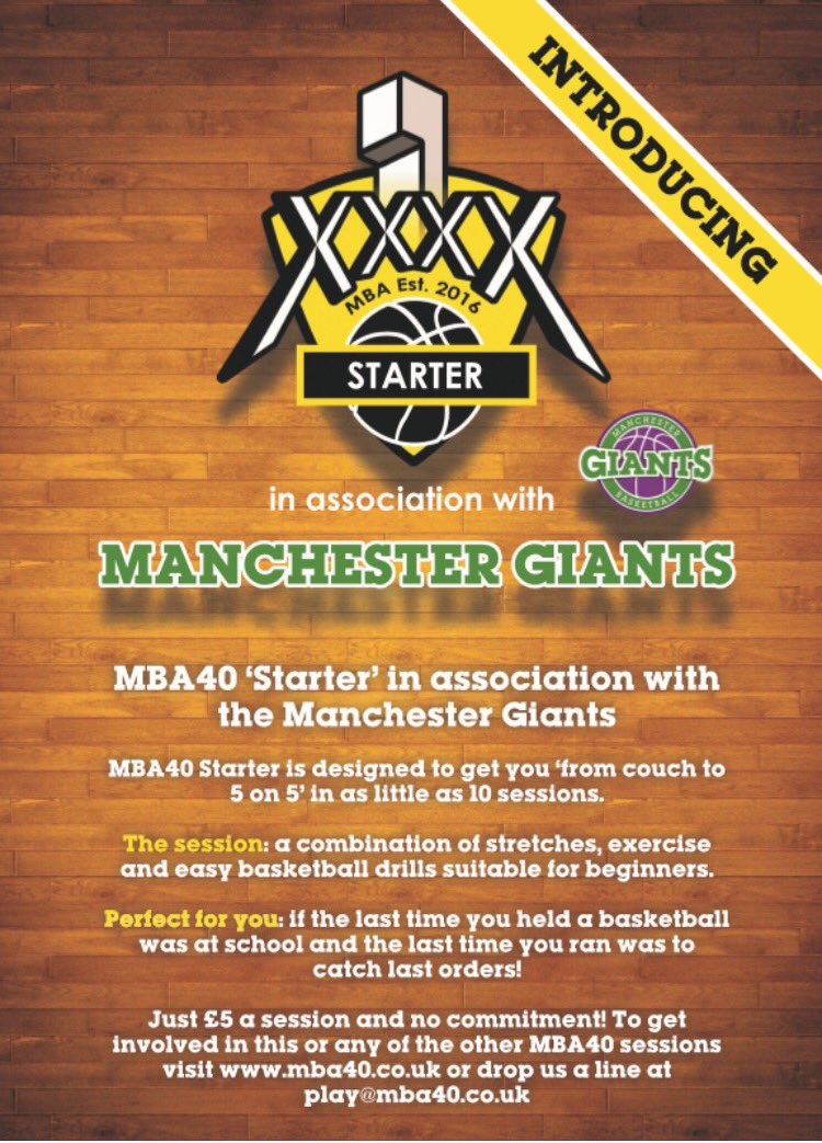 Get off the couch &amp; get fit the fun &amp; easy way - AND do it at your own pace. #over40s #basketball <a href="/natbballctr/">MCR Basketball</a> #GMMoving <a href="/GreaterSport/">GreaterSport</a>