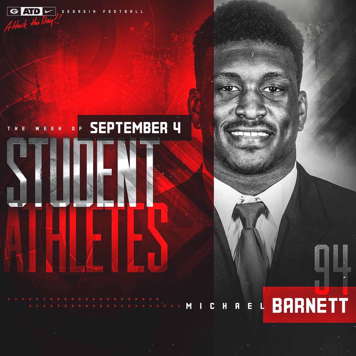 KirbySmartUGA's tweet photo. Congrats to our Student-Athletes of the week! #ATD https://t.co/QGVHSlb8fI