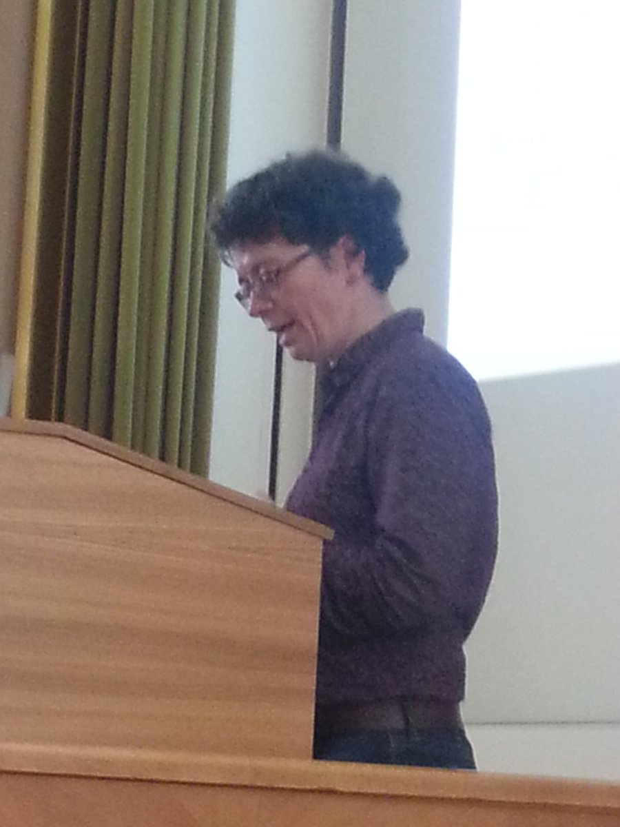 RenateBehrens's tweet image. Wibke Weigand von #DNB_Aktuelles zum Webformular für die GND #AIBM die n # Münster