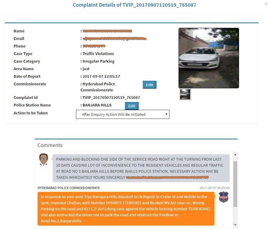 hydcitypolice's tweet photo. OBSTACLES AND INCONVENIENCES SHOULD NEVER BE NAMED AS '' COMMON'' NEVER BE AS ''IGNORED'' #HawkEyeMobileApp Instant #EvidenceBasedReporting https://t.co/w5612N7fuM