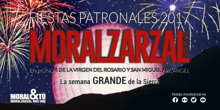 Consulta en este enlace toda la programación de las #Fiestas de #Moralzarzal 2017 ow.ly/JEUP30f08M7  Empezamos el jueves 21