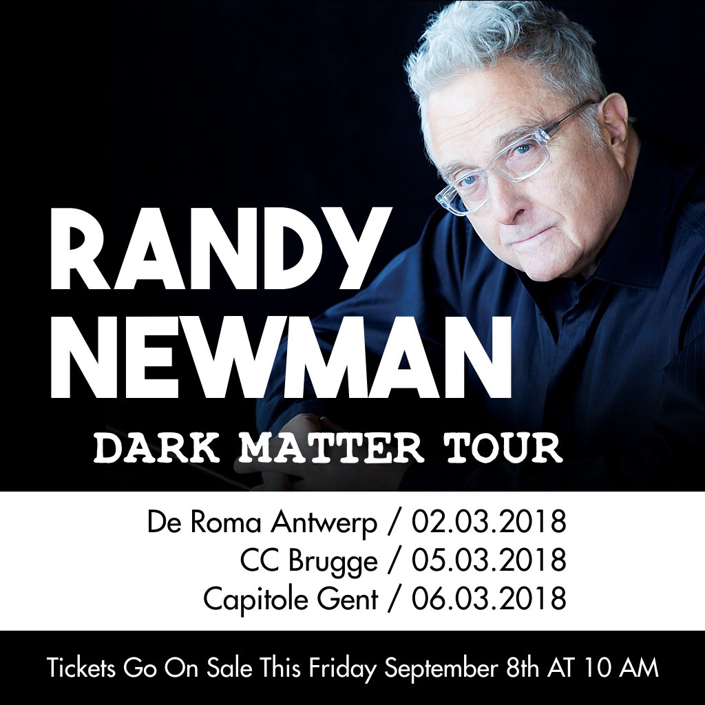 GRACIALIVEBEL's tweet photo. Tickets for RANDY @RandyNewman March 2018 Belgium Tour ARE ON SALE NOW on https://t.co/qlsR7vHCoc #fnac #Teleticketservice @tts_ https://t.co/KBFR0NCWe8