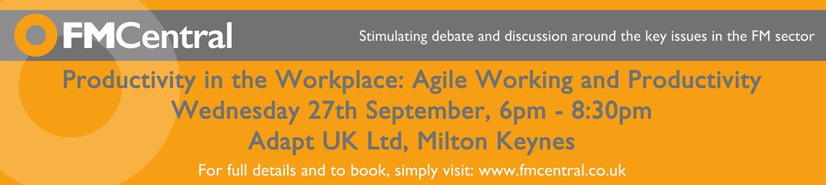 What is agile working &amp; how can it benefit your business? Join us on 27th Sept to find out. Book here: ow.ly/OCB330eWPbm