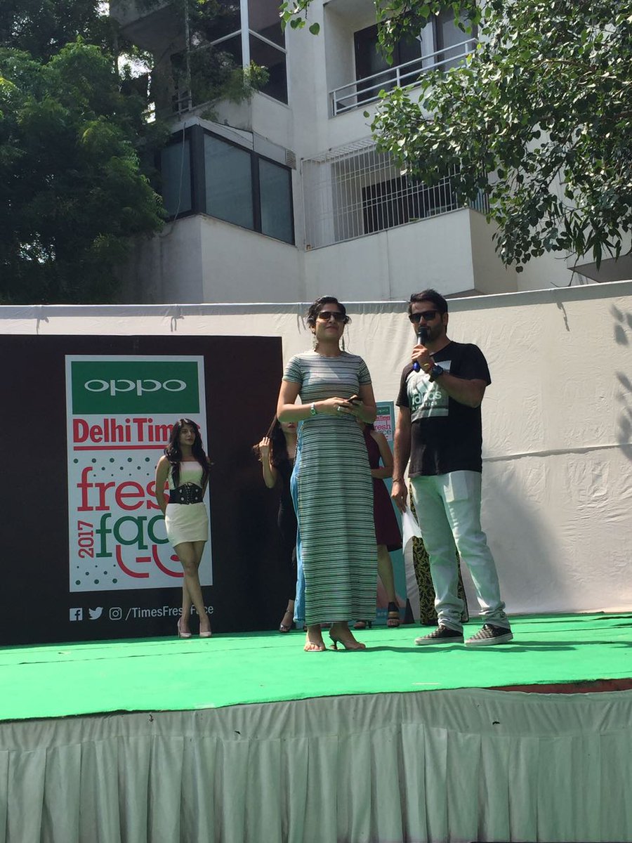 DelhiTimesTweet's tweet photo. .@anshul14chauhan is here at #InstituteofHomeEconomics to judge #OPPOTimesFreshFace auditions @TimesFreshFace @oppomobileindia @oppo https://t.co/OAQLQxhIYu