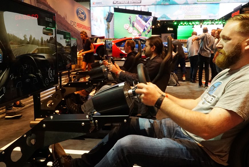 recaroauto's tweet photo. At #gamescom2017 #recaroauto fans could show their skills in the Ford Performance Simulator! https://t.co/Os2OUlhxPW