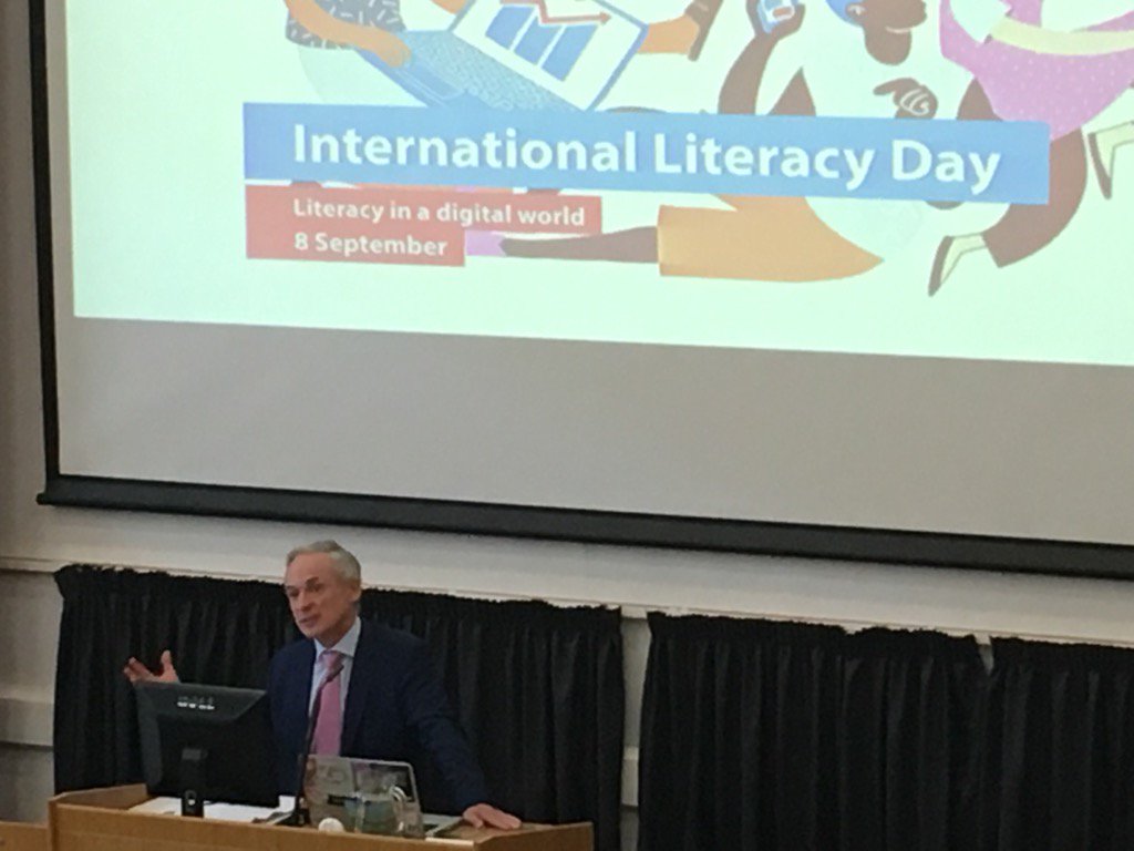 nalaireland's tweet photo. The biggest influence on a child's education is the education their parents had says @RichardbrutonTD  #LiteracyDay https://t.co/NSOxjsSAKh