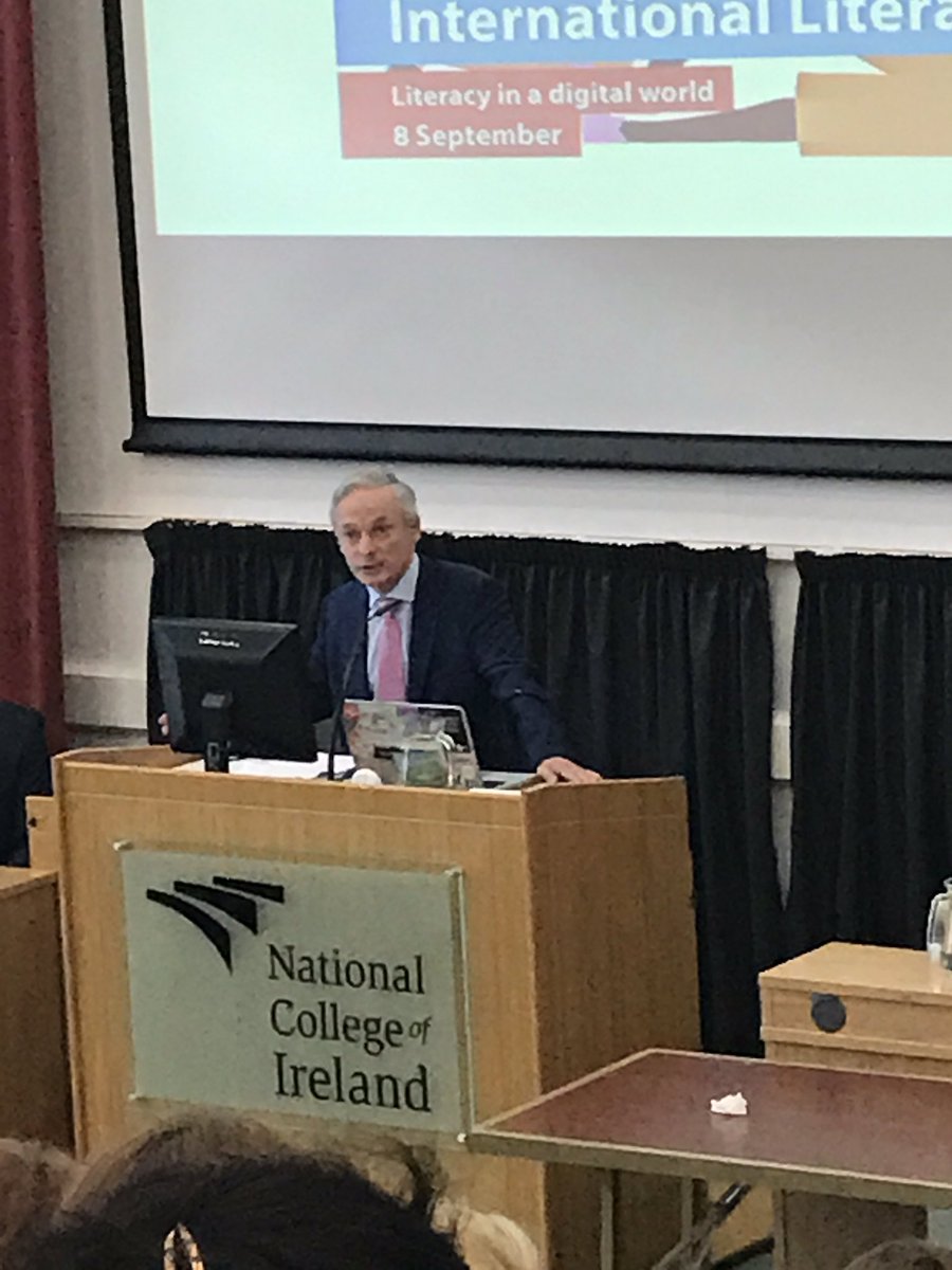 aontas's tweet photo. "Education is the asset of the future" @RichardbrutonTD at the @nalaireland #LiteracyDay conference #Takethefirstep #LifelongLearning https://t.co/w1e5denky1