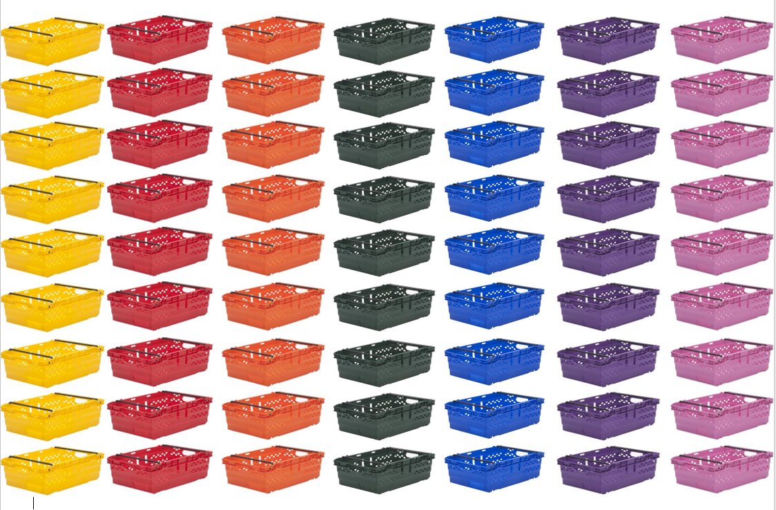 BoxPlastic's tweet image. 🌈 Colours of the rainbow 🌈 Take a look at our range of colourful crates online