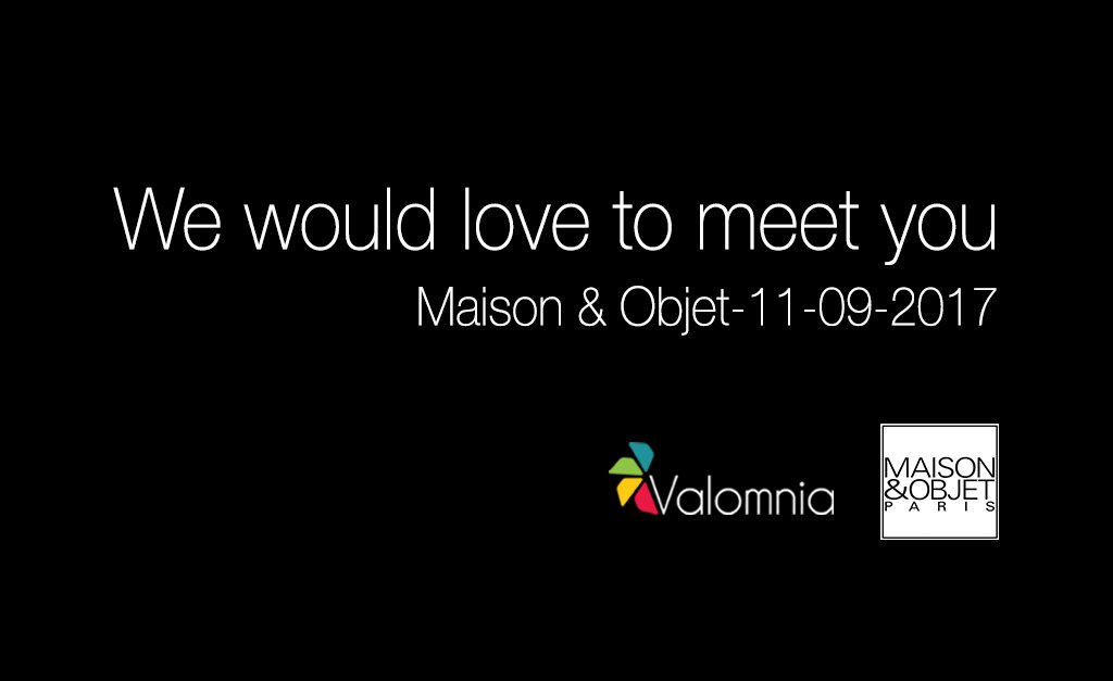 Valomnia's tweet photo. Salon #maisonetobjet: Nous y serons! Contactez-nous pour un passage éclair à votre stand!  https://t.co/3Tv1XdYXPC … #salestech #ventesB2B https://t.co/cTpiGlZPPm