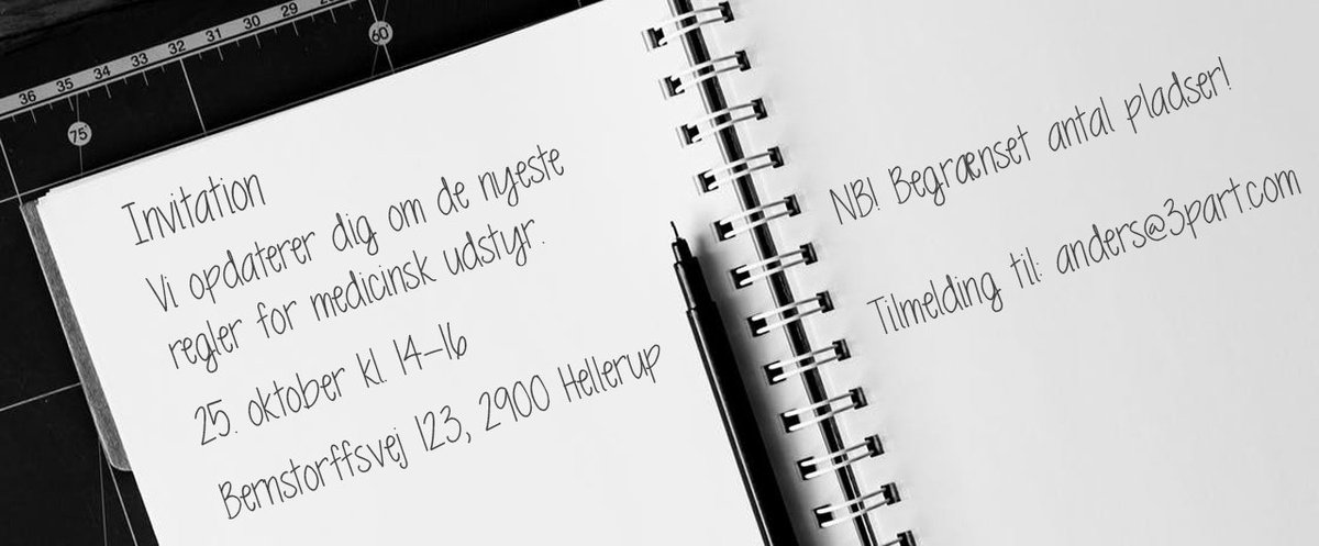 3PARTdk's tweet photo. Er du i Kbh 25 oktober? Du sikrer din plads til gå-hjem-møde om de nye regler for medicinsk godkendelse her: https://t.co/vuRWMHwuc3 https://t.co/vPyovPYKNi
