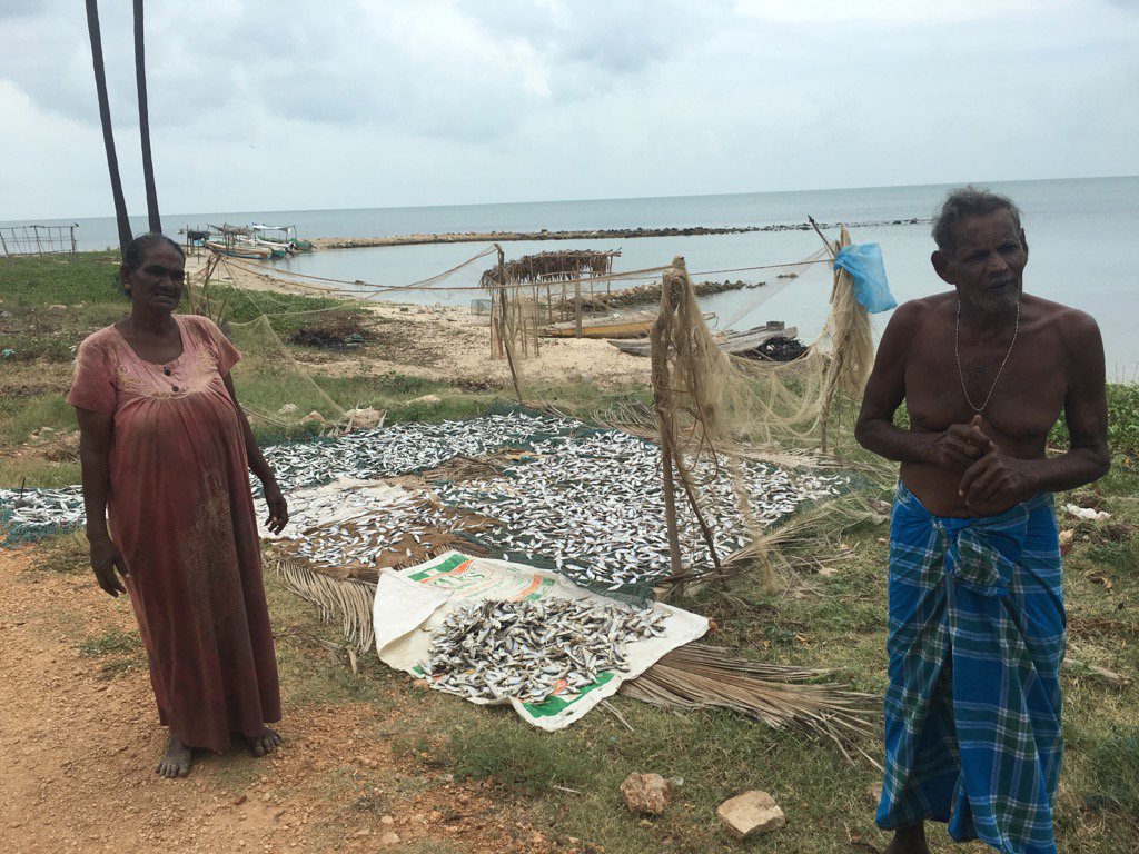 EU_in_Sri_Lanka's tweet photo. Pleased to meet fishing community on their recently released land in Myladdy - @UNDPSriLanka and @UNHCR_SriLanka https://t.co/akPuz5vowt
