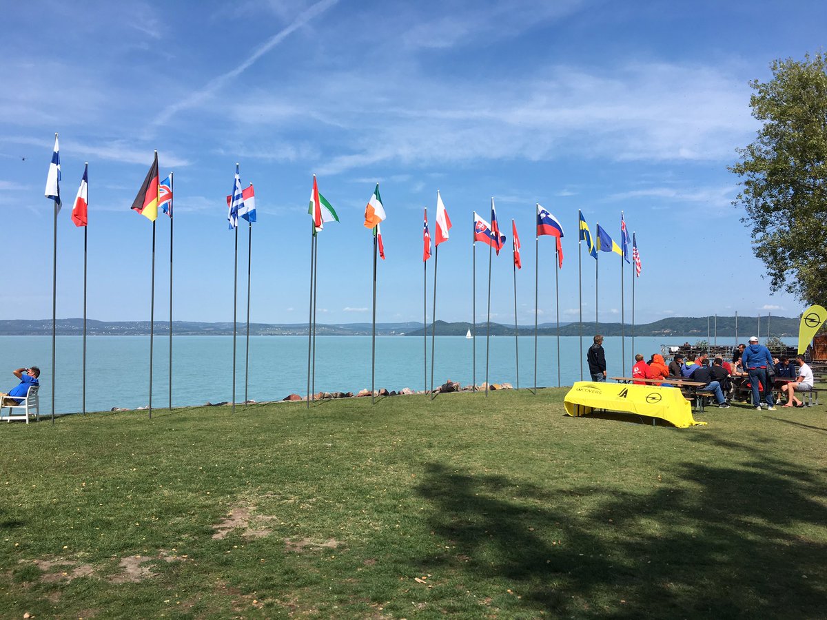 After a solid week with good wind today we have postponement ashore and no wind. Hoping for some breeze later.