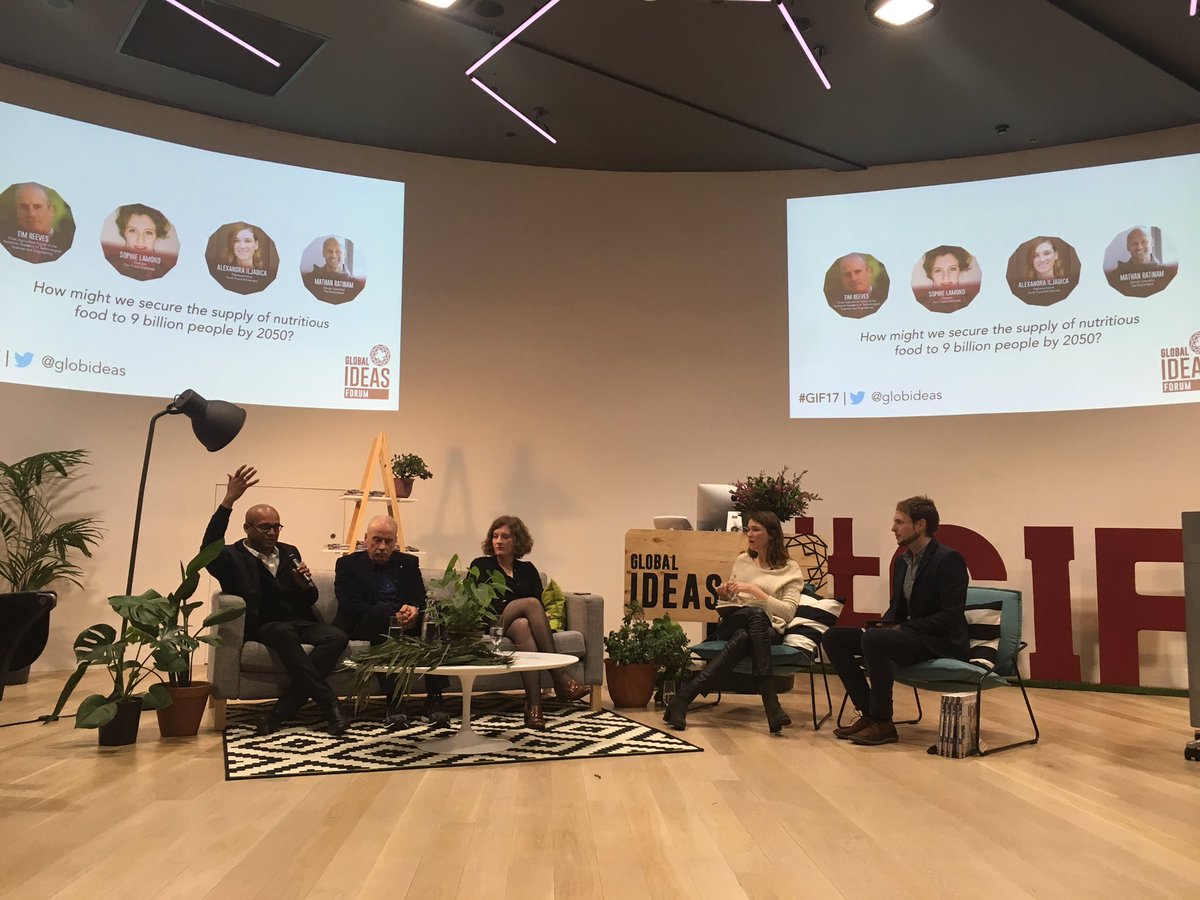 And so it begins! Discussing food security and sustainability at Day 1 of #GIF17 <a href="/globideas/">Global Ideas</a> <a href="/sophielamond/">Dr Sophie Lamond</a> <a href="/thereslloyd/">Lloyd Nash</a>