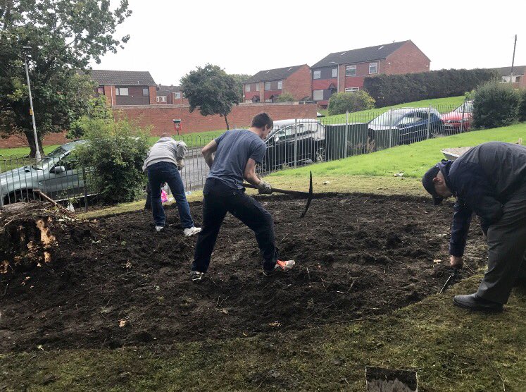 102 Sqn team doing a bit of voluntary work for the local retired community. <a href="/CO_71_Engineer/">Commanding Officer</a>  @ProvostCameron <a href="/Proud_Sappers/">Corps of Royal Engineers</a>