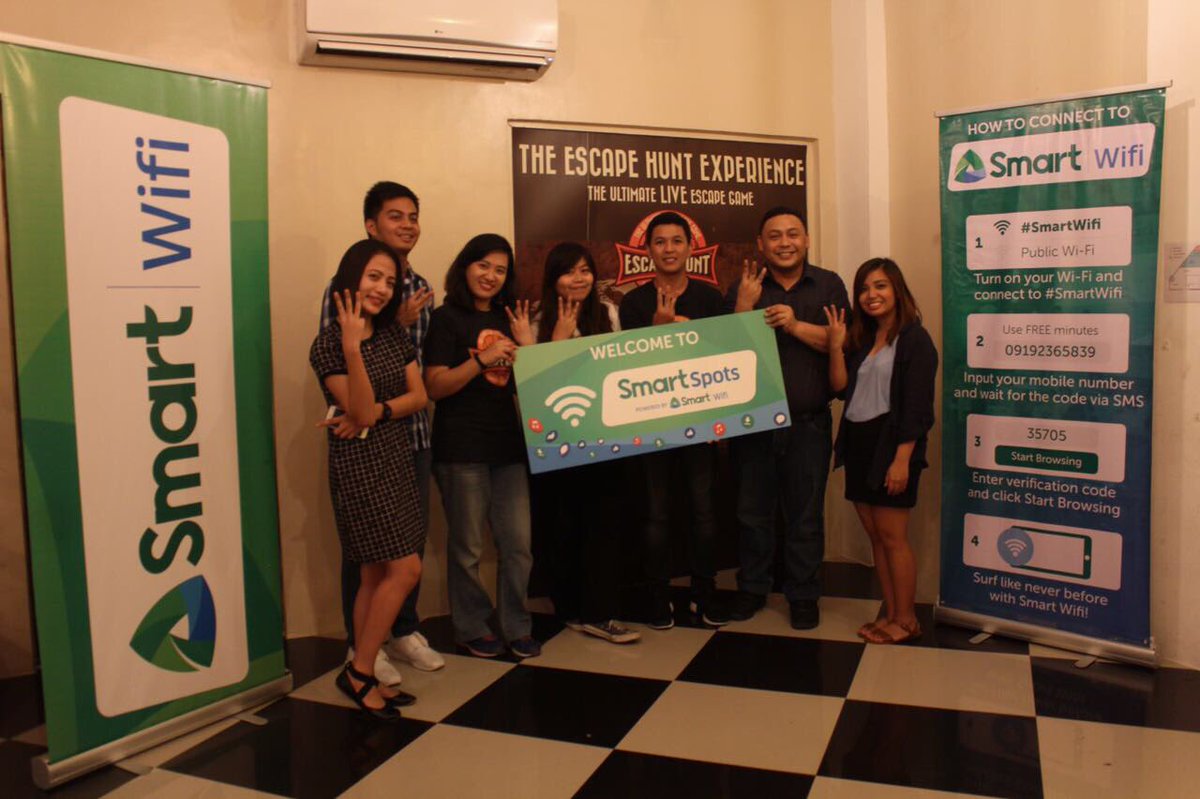 LiveSmart's tweet image. It&apos;s the beginning of nights #LikeNeverBefore in Escape Hunt, Poblacion! #SmartSpots